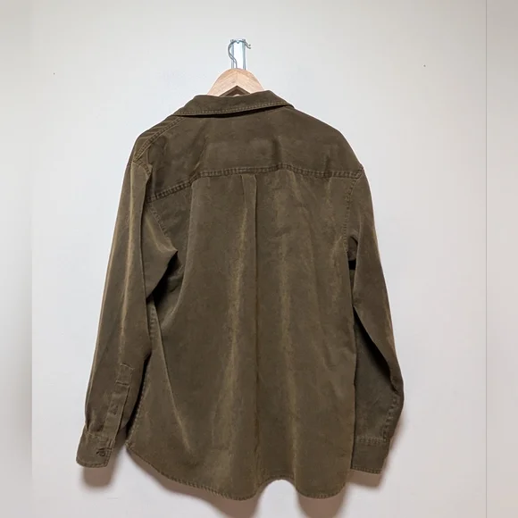 Bruno Men’s Lightweight Sueded Microfiber Shirt Jacket Brown Size L - Picture 2 of 6
